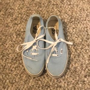 Baby blue Vans